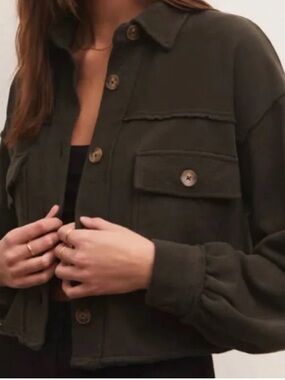 Nwt Z Supply Abbot Cropped Jacket
